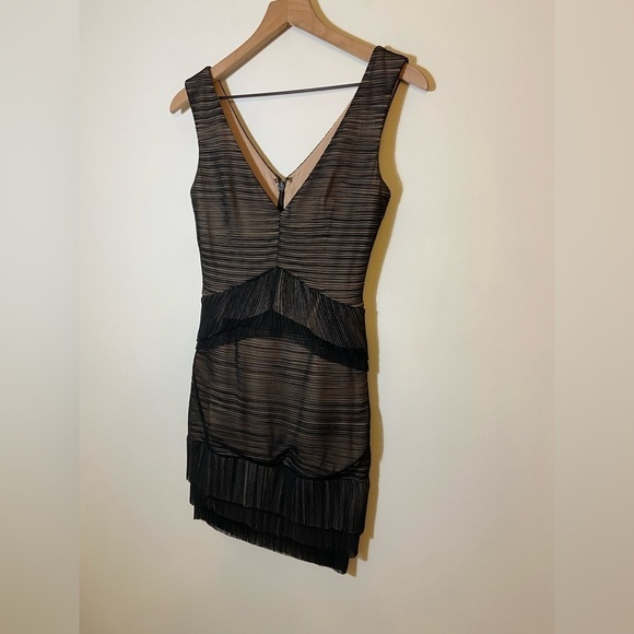 BCBGmaxazria Sven Black Mesh Mini Dress Size XS Originally $398! - Picture 5 of 8